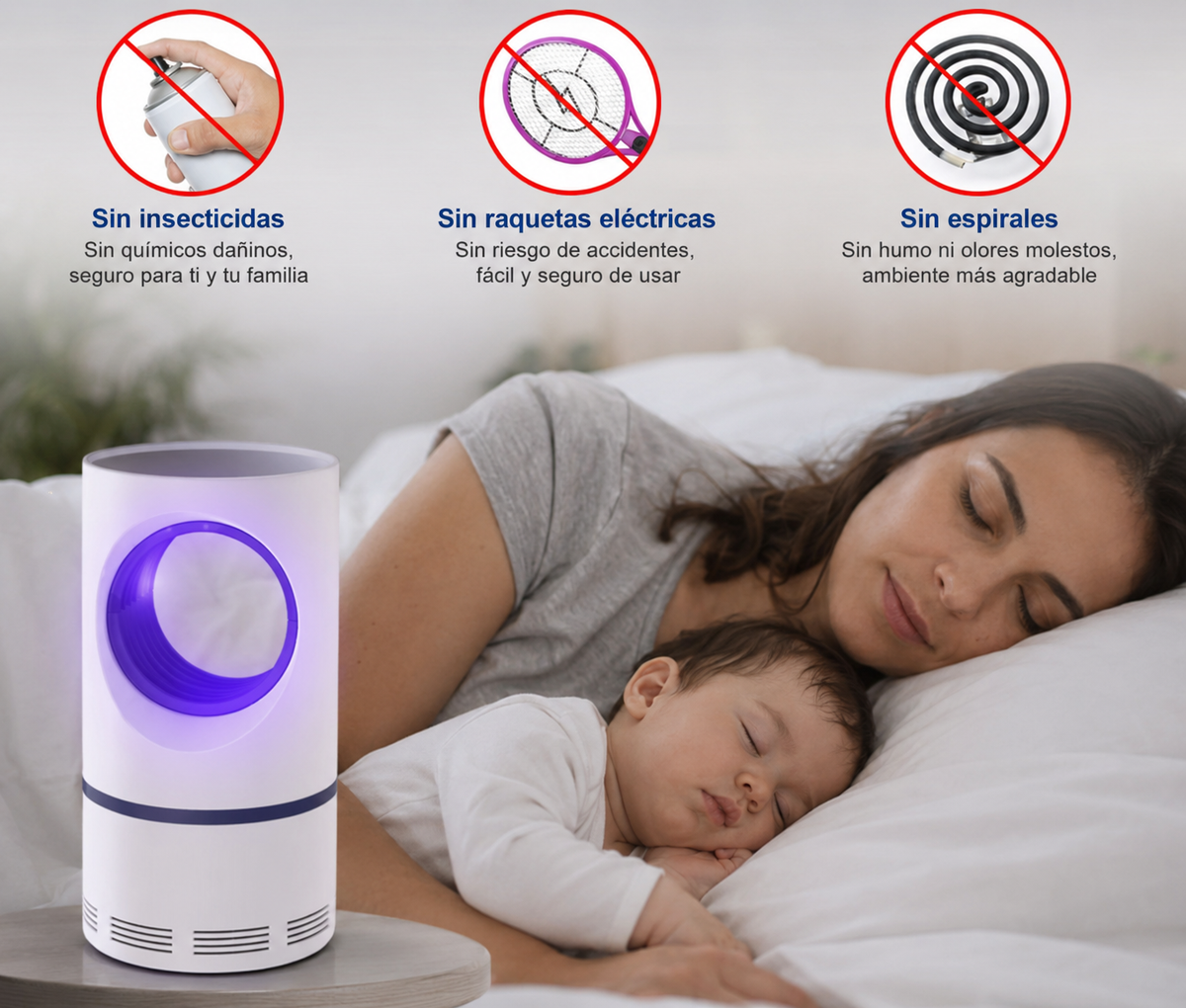 Lampara repelente MATA MOSQUITOS
