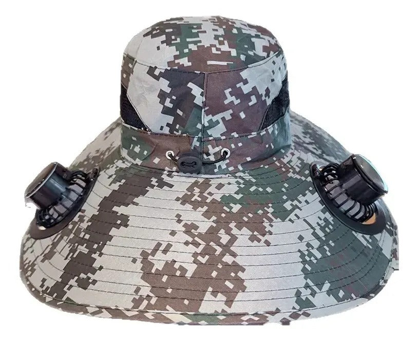 Sombrero con Ventilador