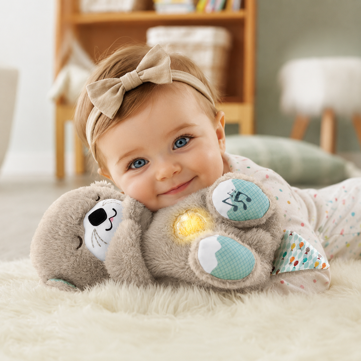 Nutria Peluche de Apego Respira bebe