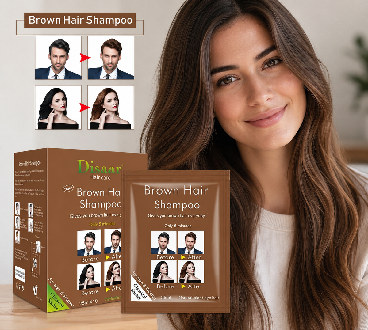 Shampoo Cubre Canas Disaar 25ML x 10Pcs