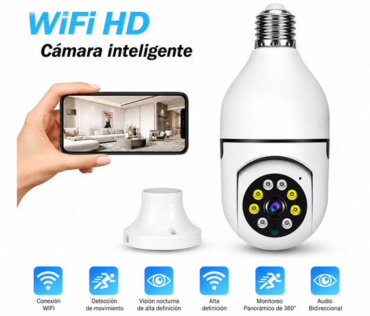 CAMARA FOCO DE SEGURIDAD HD PANORAMICA