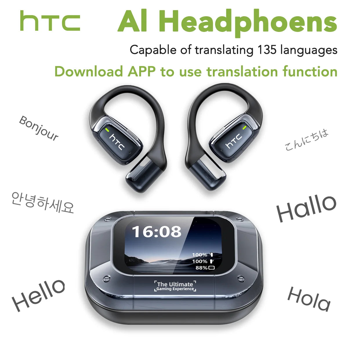 Auriculares Traductores con IA - ENVIO INTERNACIONAL